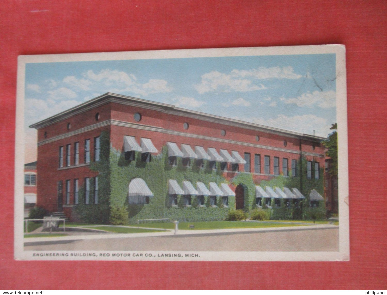 Engineering Building.        Reo Motor Car Co  Lansing  Michigan > Lansing   Ref 6070 - Lansing