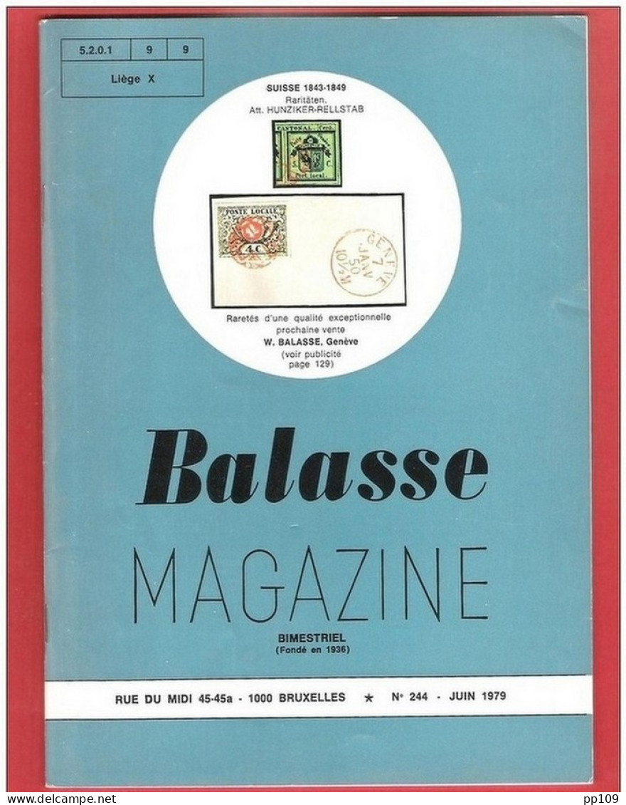 BALASSE MAGAZINE Bimestriel  N°244 - Juin  1979 - French (from 1941)