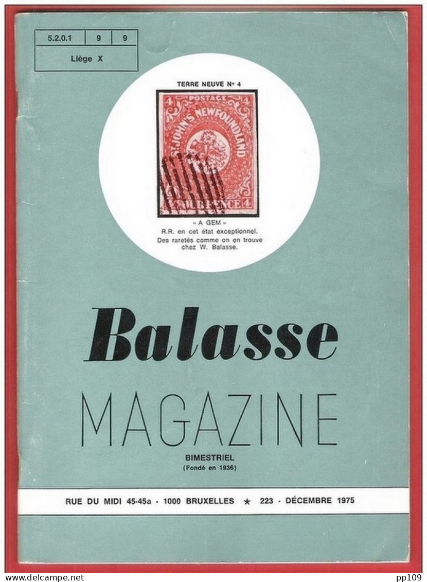 BALASSE MAGAZINE Bimestriel  N°223 - Décembre 1975 - French (from 1941)