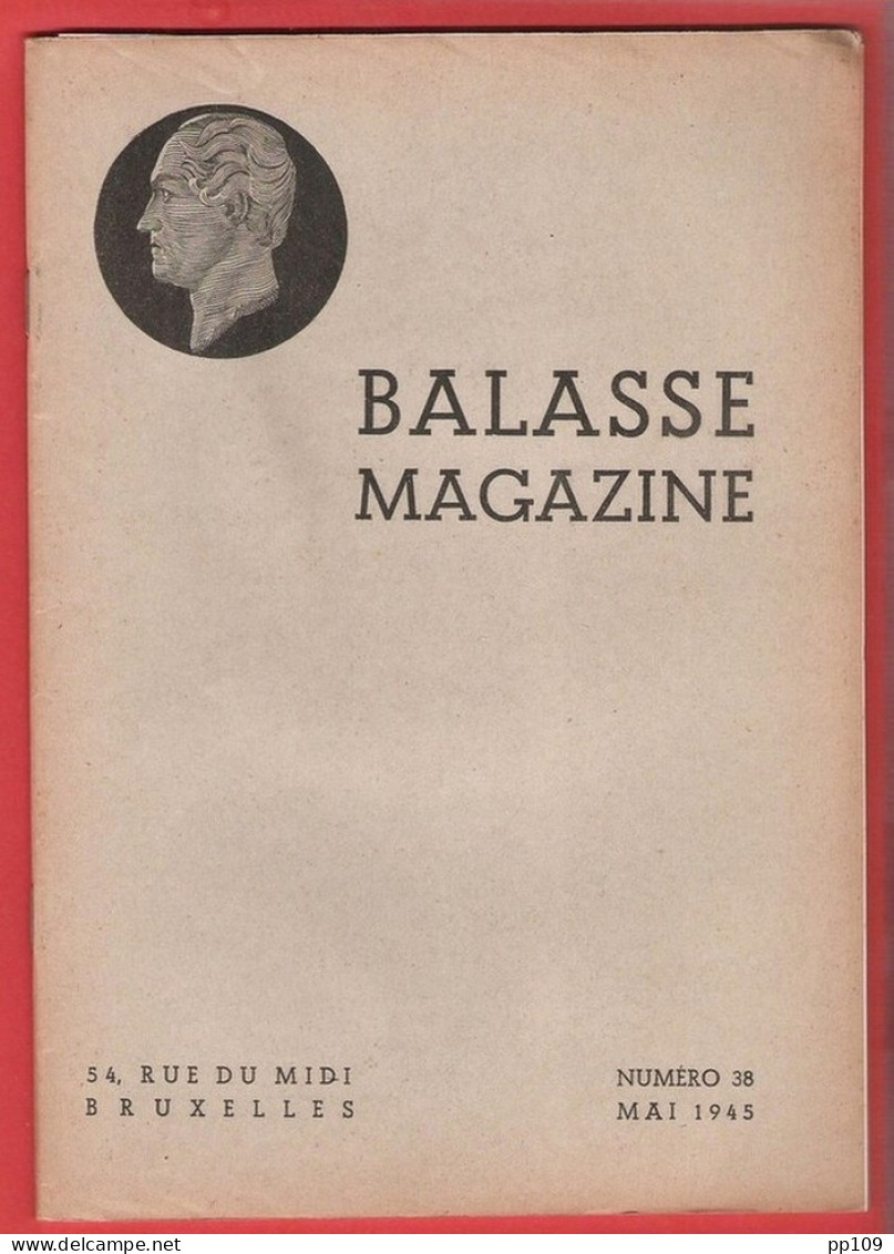 BALASSE MAGAZINE N°38 Mai 1945  :  44  Pages Avec Articles Intéressants - Francesi (dal 1941))