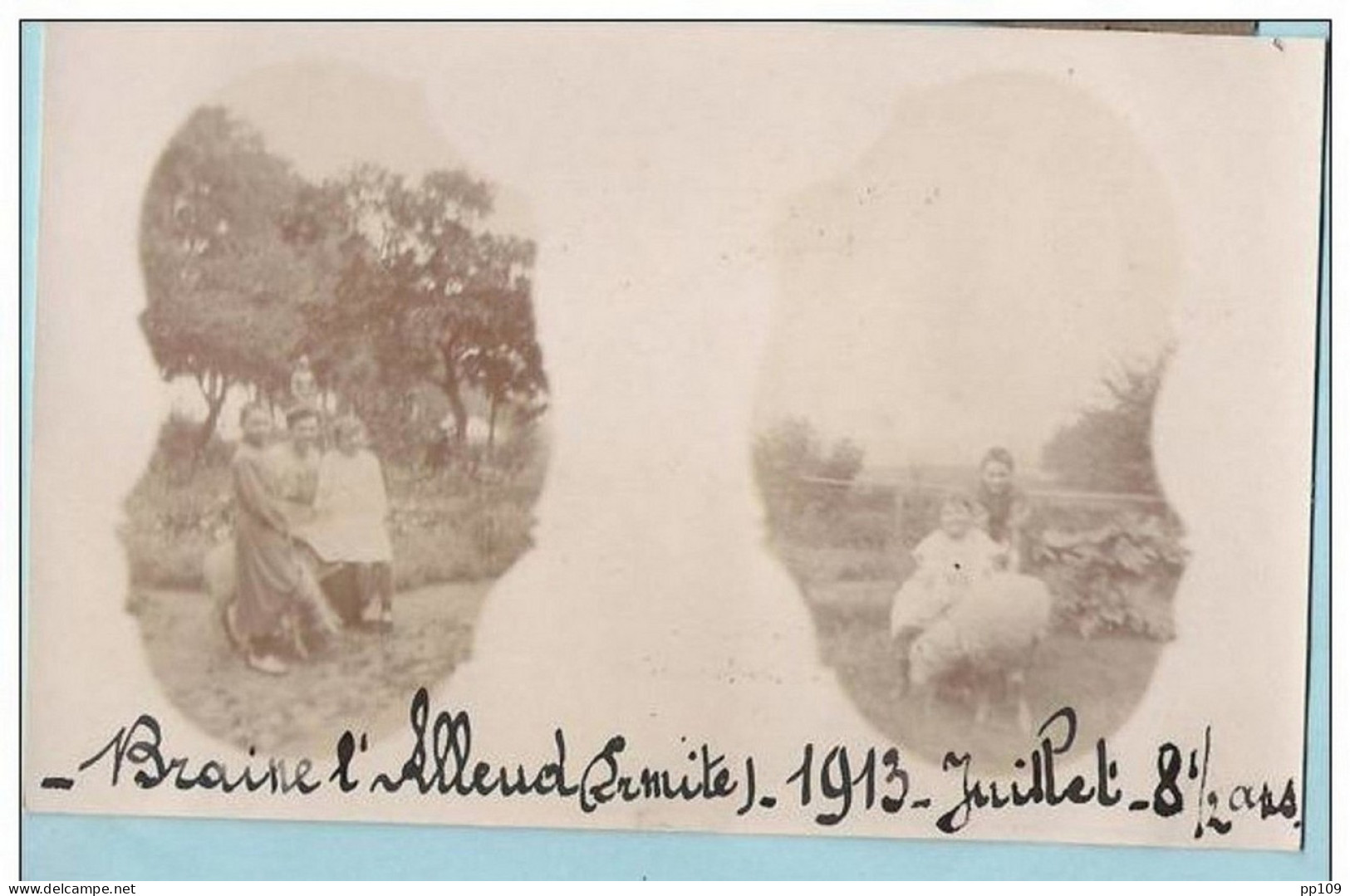 3 Cartes PHOTO à BRAINE L'ALLEUD  En 1913 - Bon état - Eigenbrakel