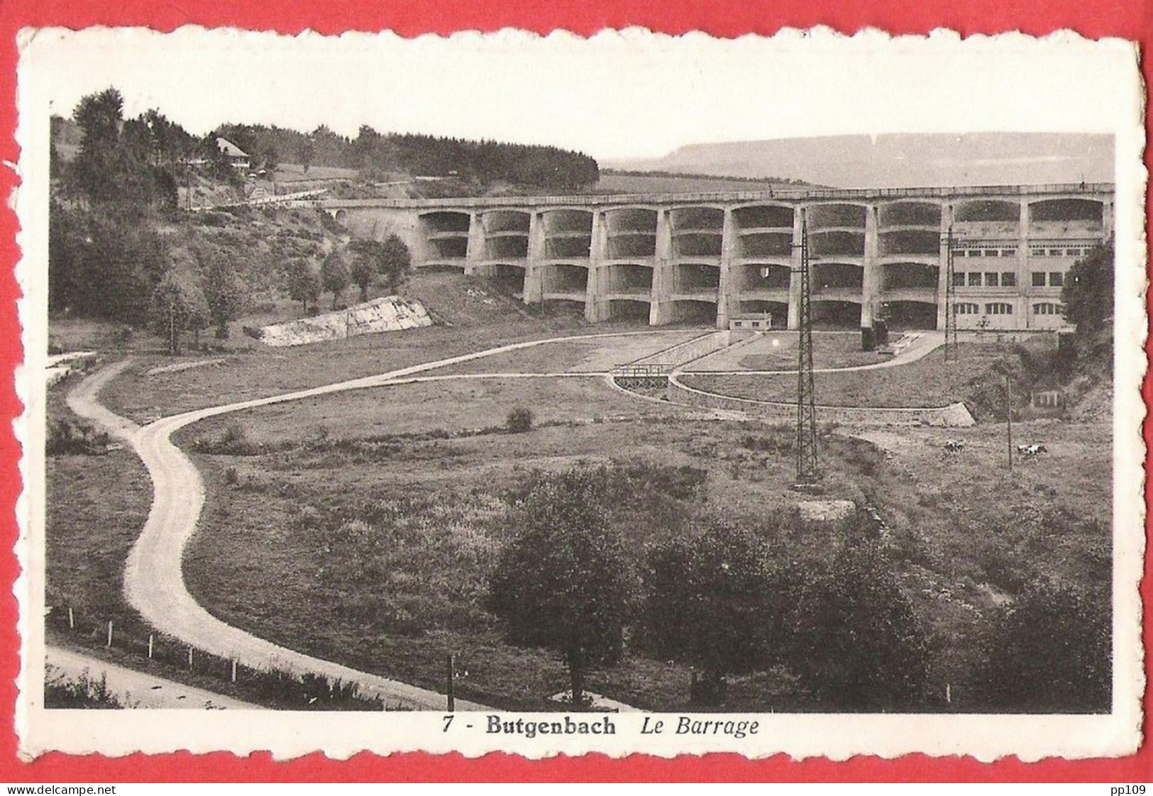 2 CP  BUTGENBACH Le Barrage Et Un Coin Pittoresque - Bütgenbach