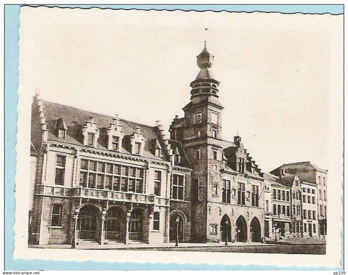 "Ken Uw Land" ,kunstfoto / Photo Artistique 7x9 Chromo De Beukelaar  NELS  Reeks 26-3 BINCHE Hôtel De Ville - Binche