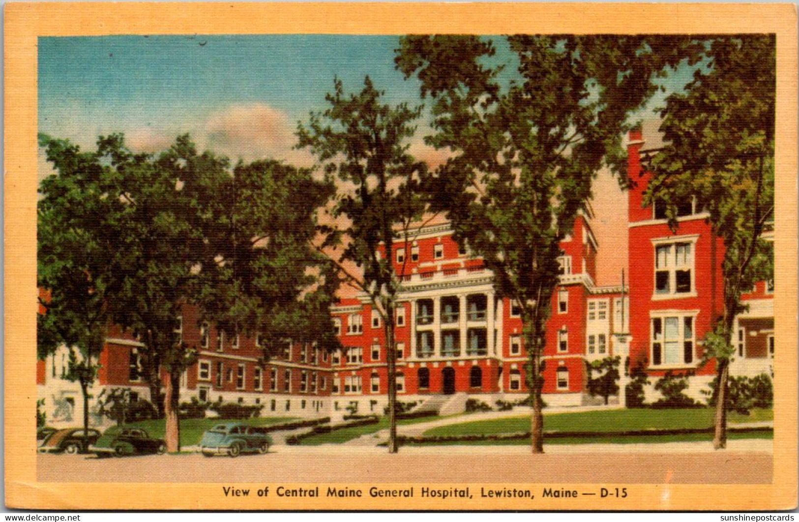 Maine Lewiston View Of Maine General Hospital Dexter Press - Lewiston