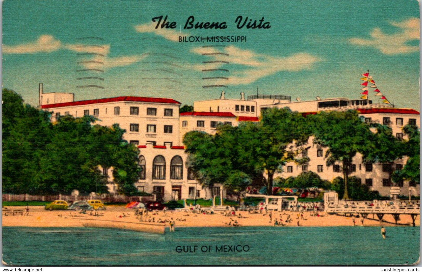 Mississippi Biloxi The Buena Vista Hotel 1951 - Otros & Sin Clasificación
