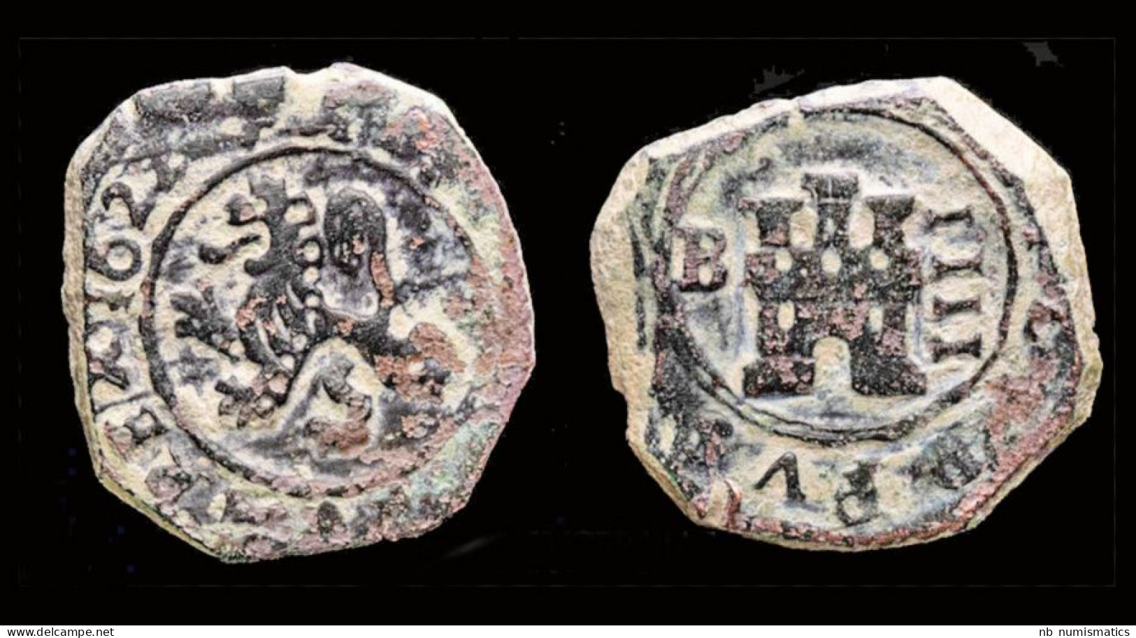 Spain Philip IV  4 Maravedis 1622 - Münzen Der Provinzen