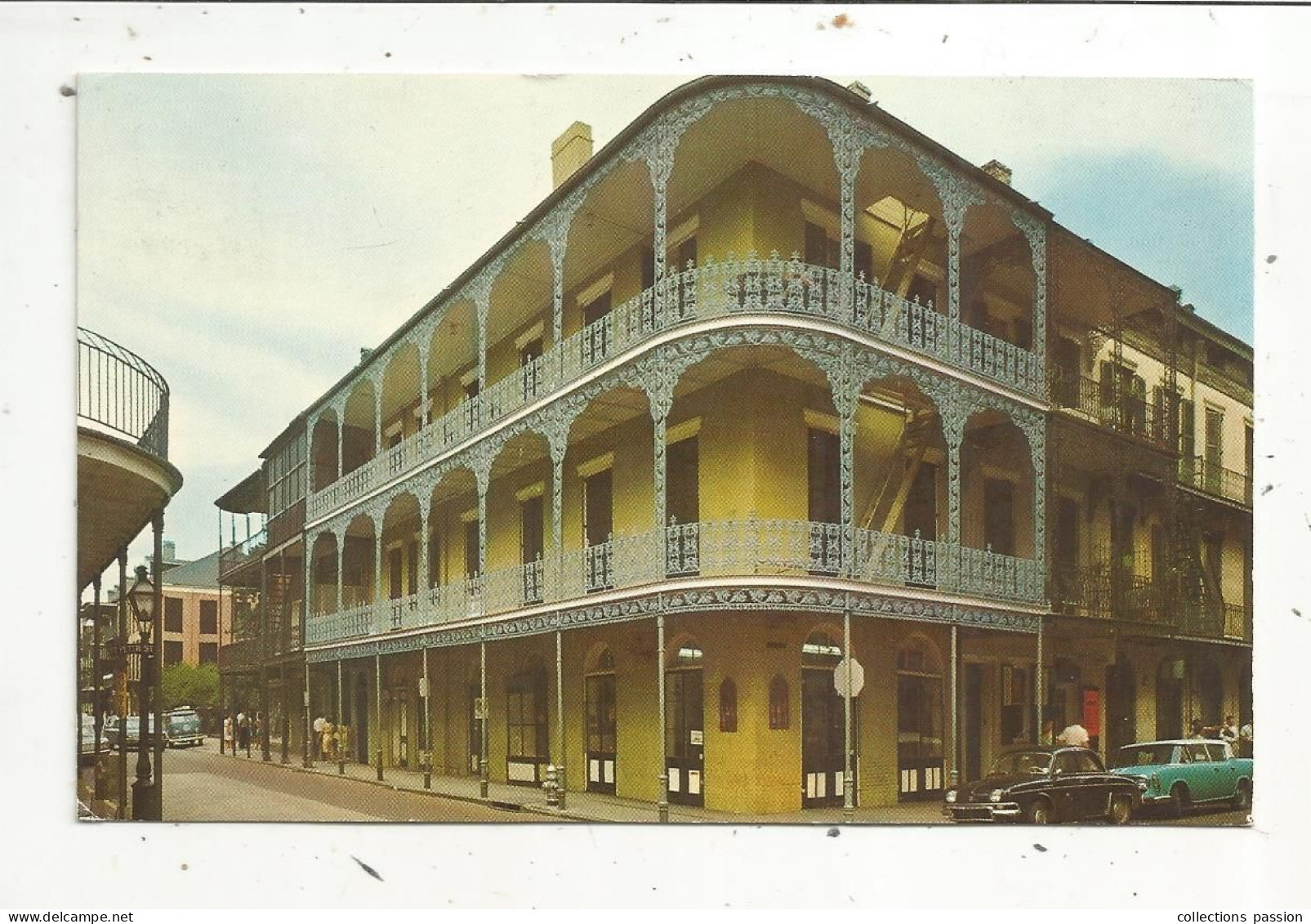 Cp; Etats Unis, LA, NEW ORLEANS, LACE BALCONIES, Voyagée - New Orleans