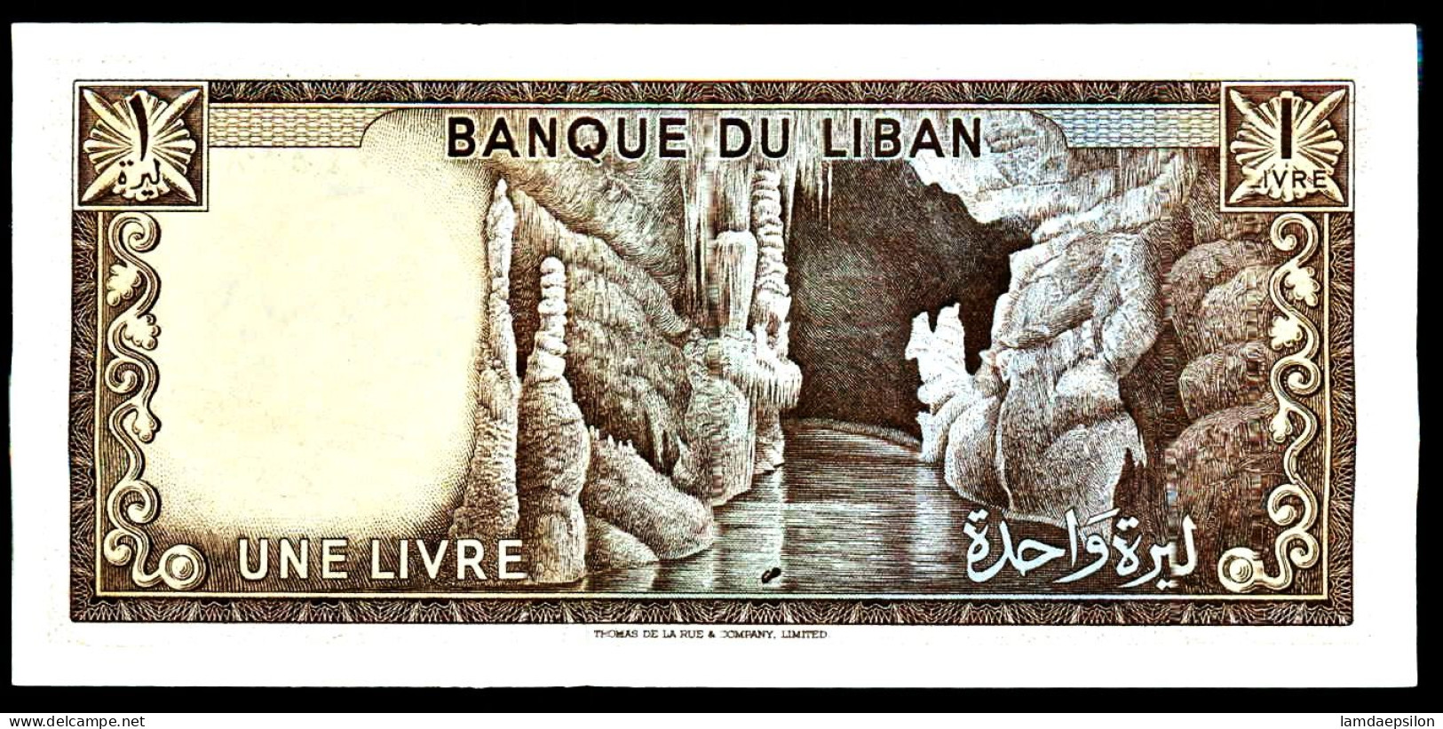 A8 LIBAN    BILLETS DU MONDE   LEBANON BANKNOTES  1 LIVRE 1964 - Liban