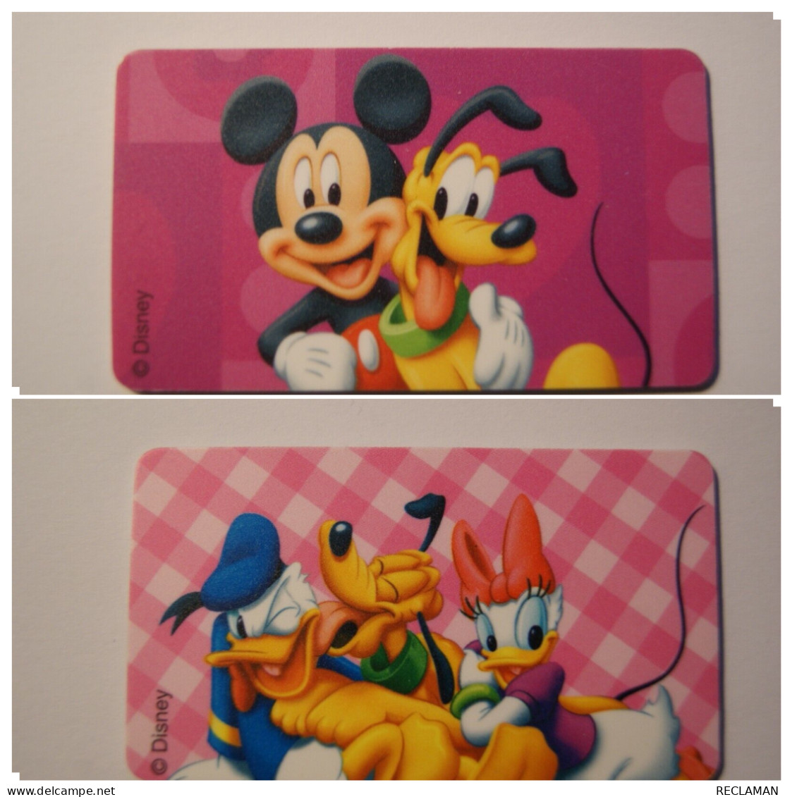 LOT MAGNET AIMANT DISNEY MICKEY DONALD PLUTO DAISY - Sonstige & Ohne Zuordnung