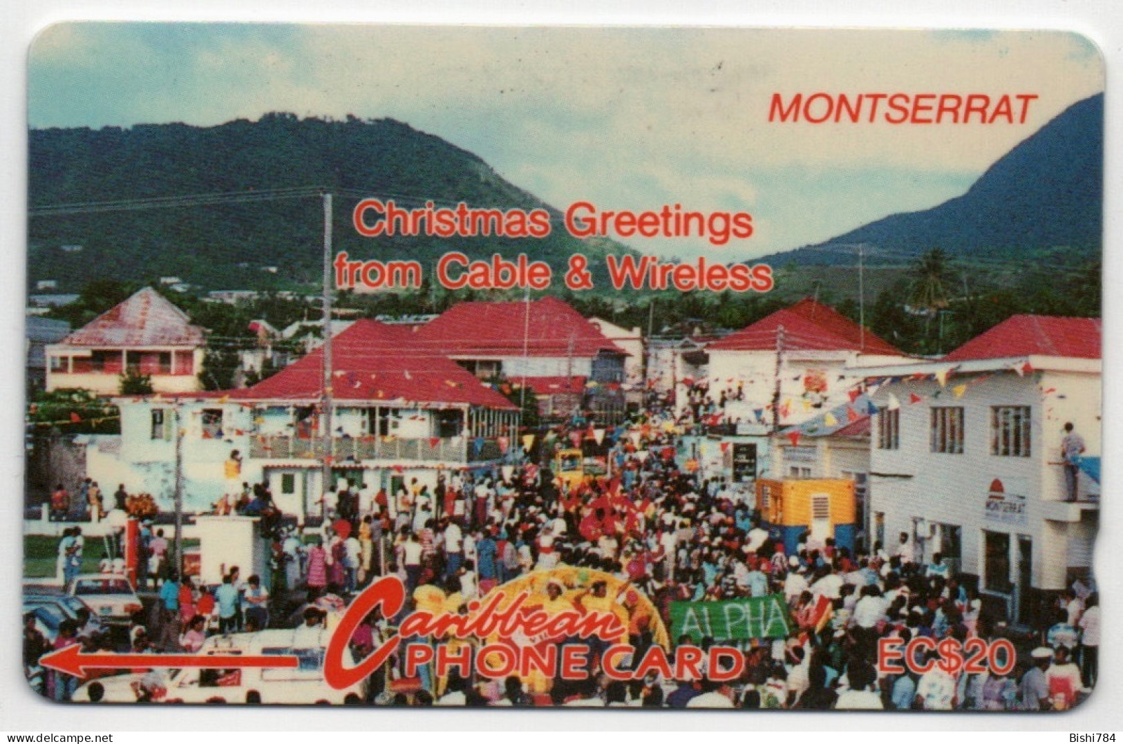 Montserrat - Christmas Greetings From Cable & Wireless - 5CMTA - Montserrat