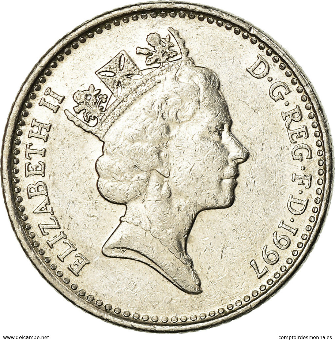Monnaie, Grande-Bretagne, Elizabeth II, 10 Pence, 1997, TTB, Copper-nickel - 10 Pence & 10 New Pence