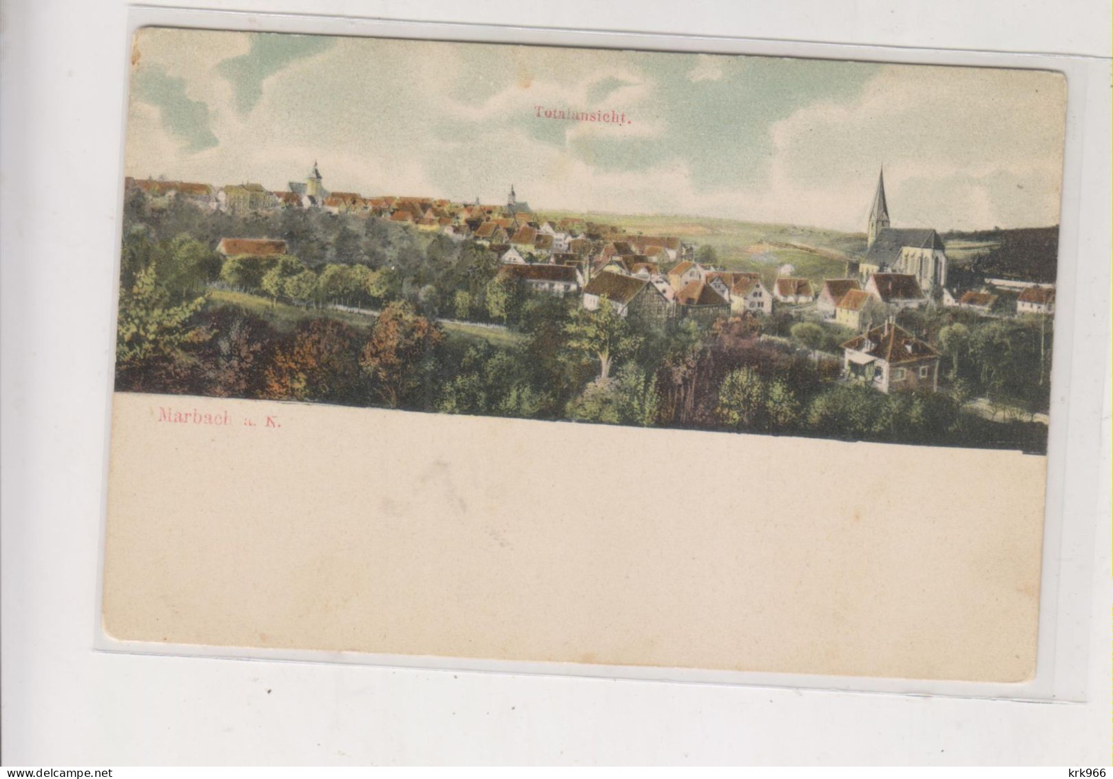 GERMANY MARBACH Nice Postcard - Marbach