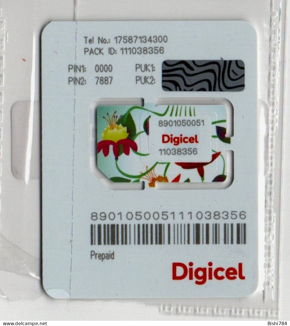 St. Lucia - MINT Digicel SIM Card - St. Lucia