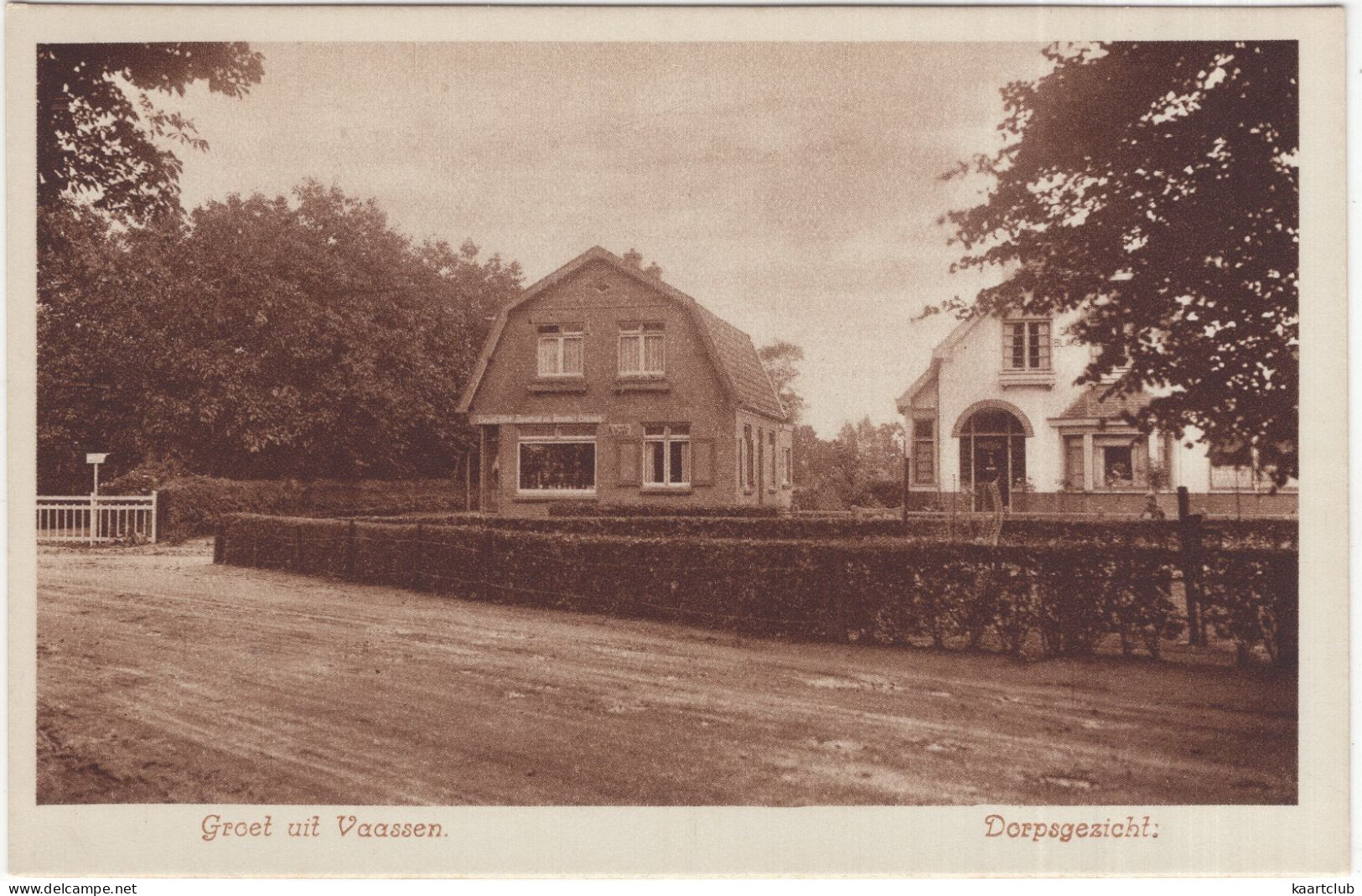 Groeten Uit Vaassen.  Dorpsgezicht. - (Gelderland, Nederland/Holland) - Epe