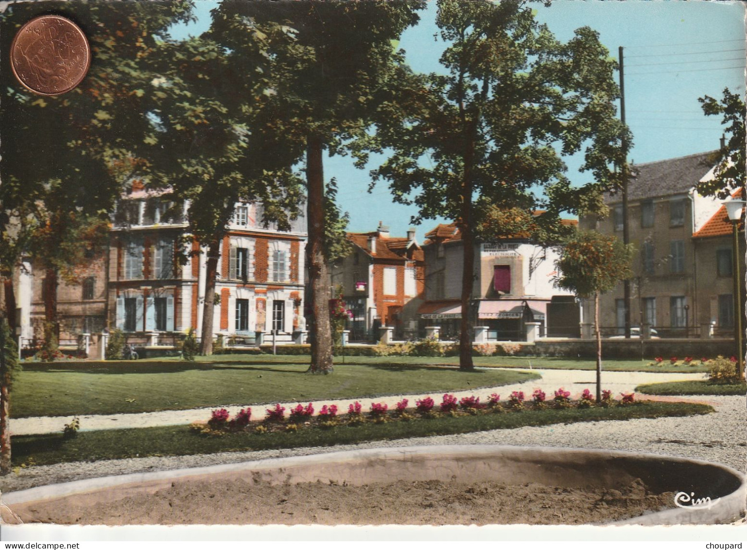 78 - Carte Postale Semi Moderne De  MONTESSON   La Poste Et Le Jardin - Montesson