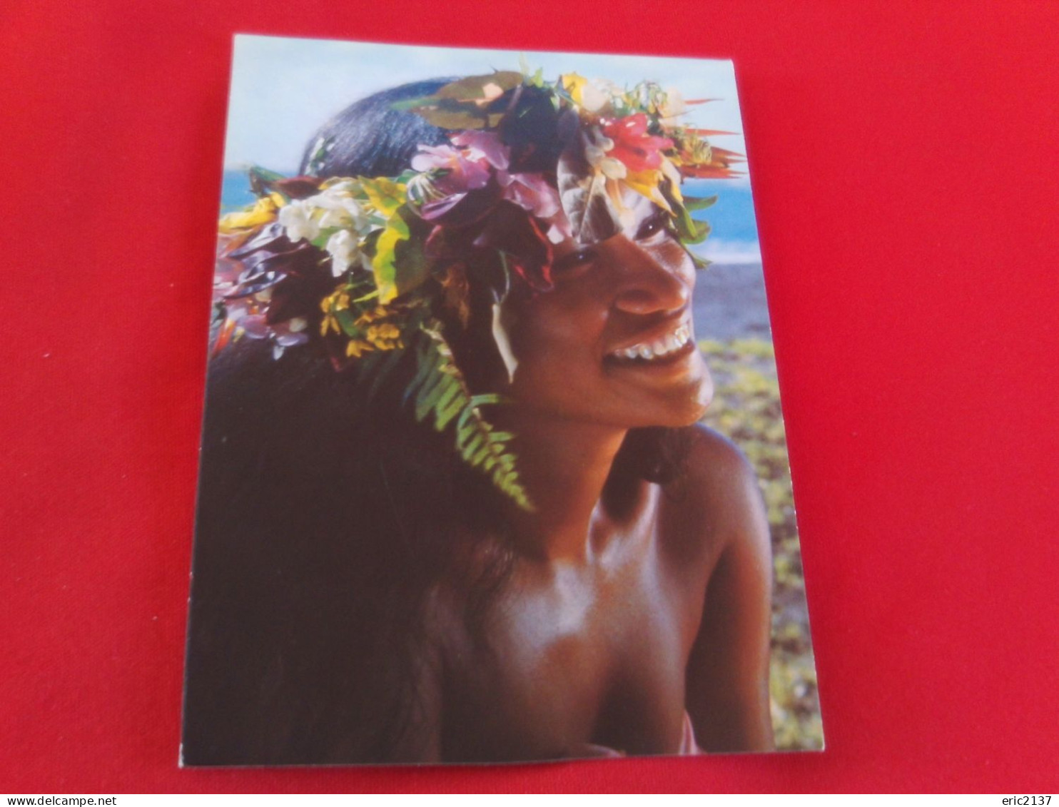 BELLE CARTE..."HOSPITALITY OF TAHITIAN SMILE"..BELLE FEMME ET BEAU SOURIRE - Polynésie Française