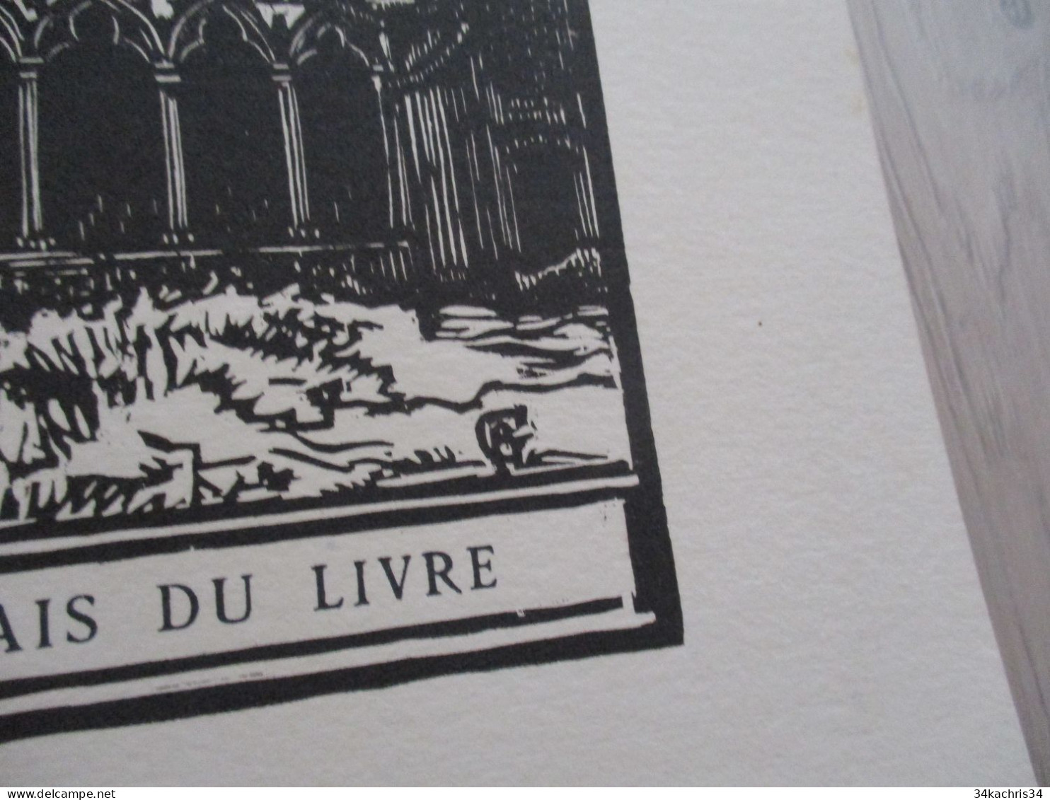 Menu Illustré Beau Papier Cercle Lyonnais Du Livre Diner Du Poème à La Maison 08/05/1926 - Menú
