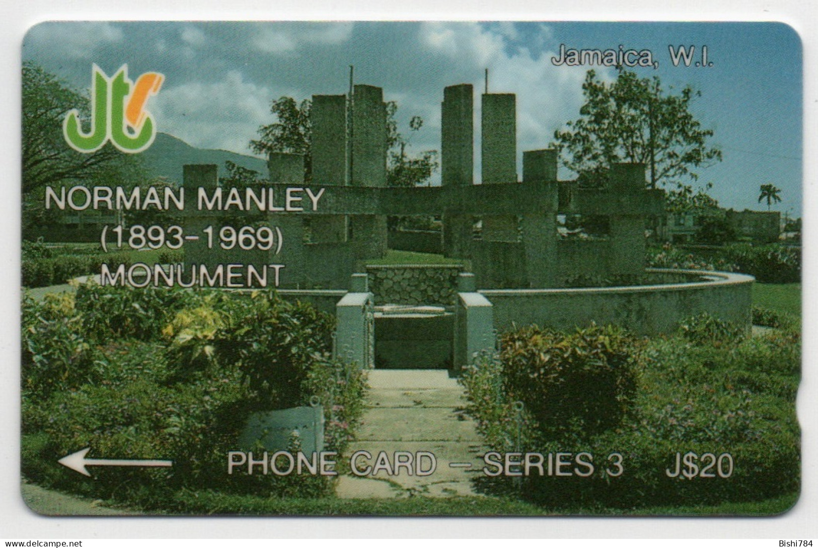 Jamaica - NORMAN MANLEY MONUMENT - 14JAMC - Giamaica