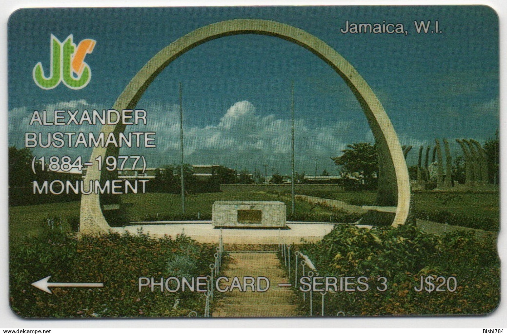 Jamaica - ALEXANDER BUSTAMANTE MONUMENT - 14JAMB - Giamaica