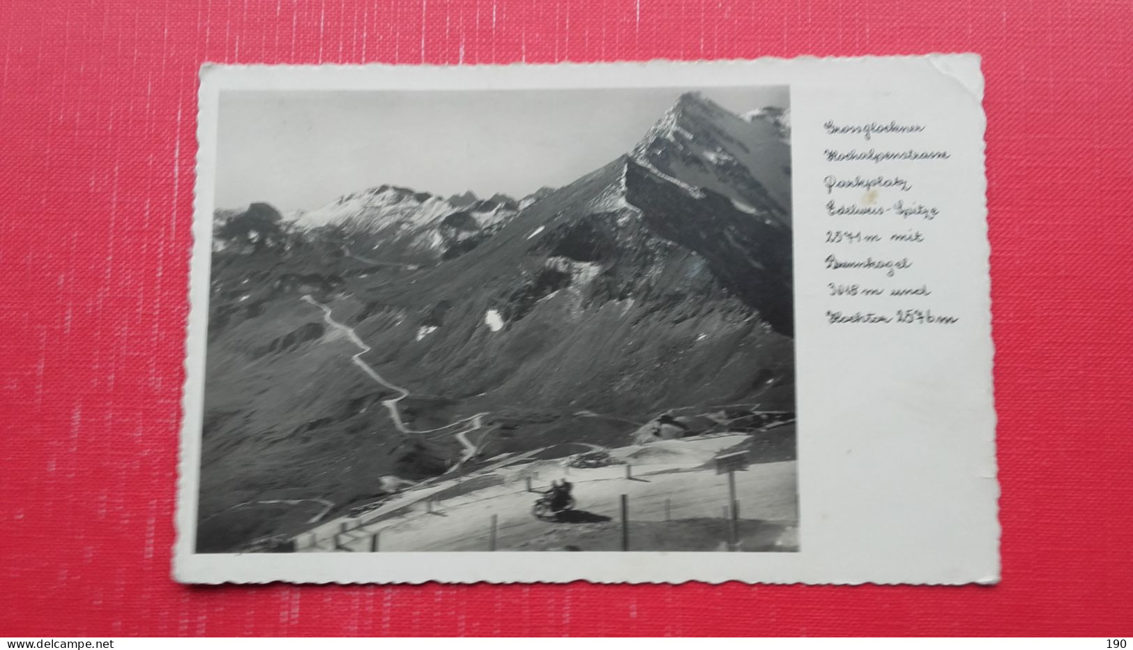 Grossglockner Hochalpenstrasse.Parkplatz Edelweis-Spitze - Heiligenblut