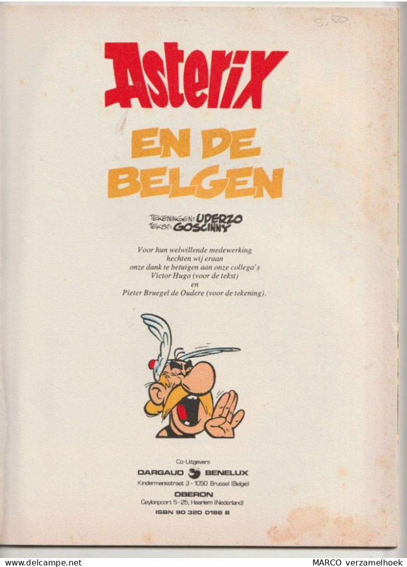 Een Avontuur Van ASTERIX De Galliër En De Belgen - Asterix