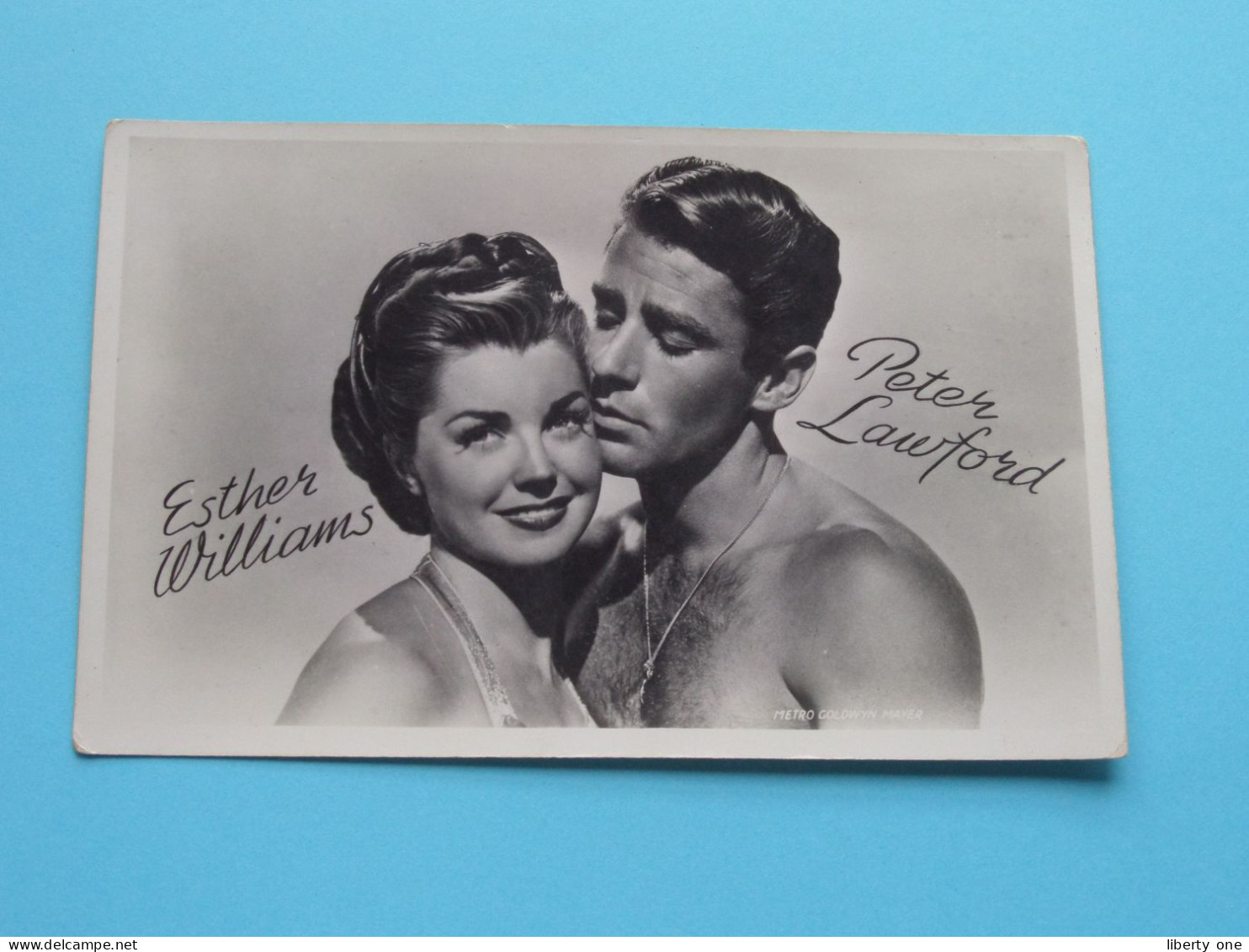 Esther WILLIAMS & Peter LAWFORD ( See / Voir Scans ) Edit. 3528 / MGM ! - Photographs