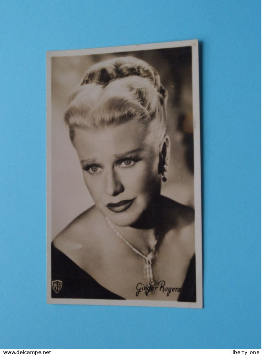 GINGER ROGERS ( See / Voir Scans ) Edit.Fotoprim / De Beukelaer - A 41 / WB ! - Photographs