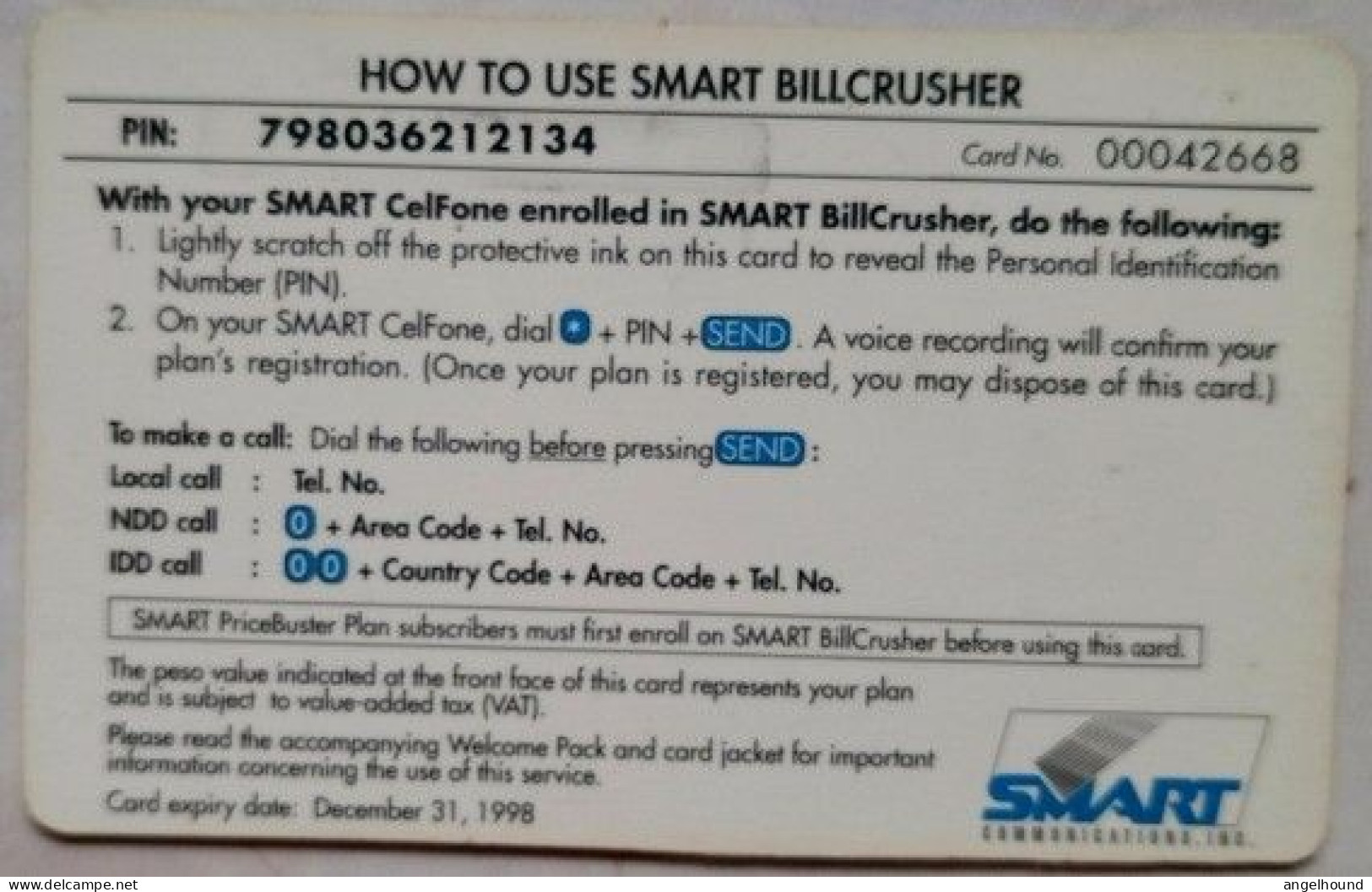 Philippines  P120 Smart  BillCrusher  ( Variant ) - Filippijnen