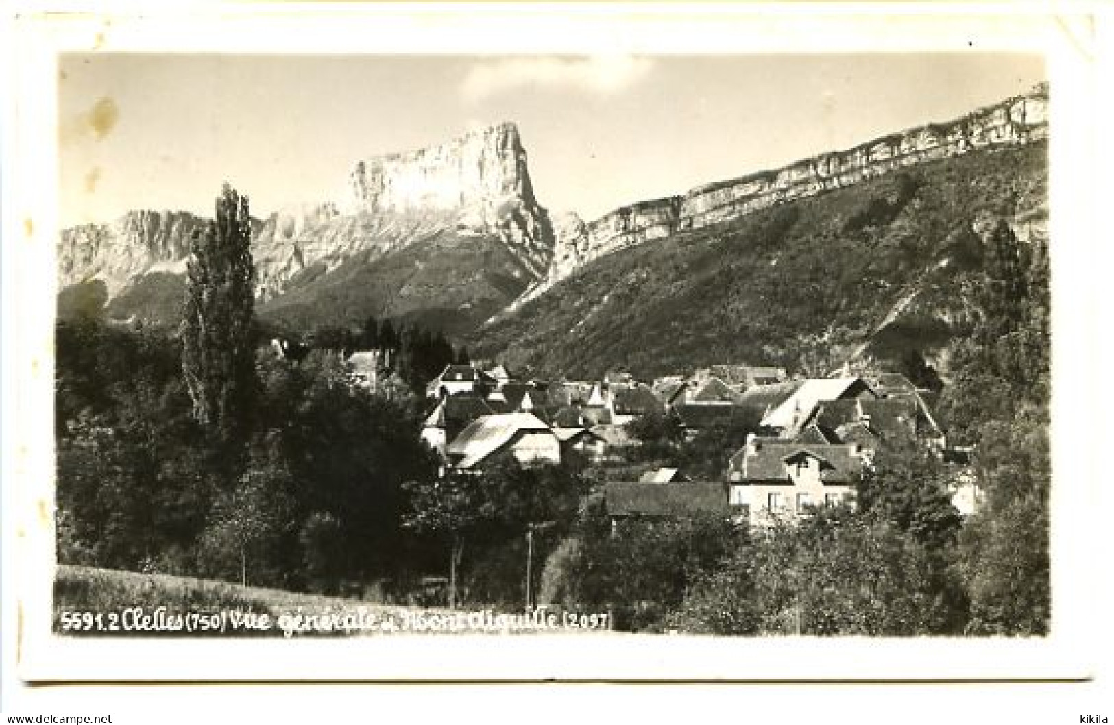 CPSM "GEP"  9 X 14 Isère CLELLES (750) Vue Générale Et Mont Aiguille (2097) - Clelles