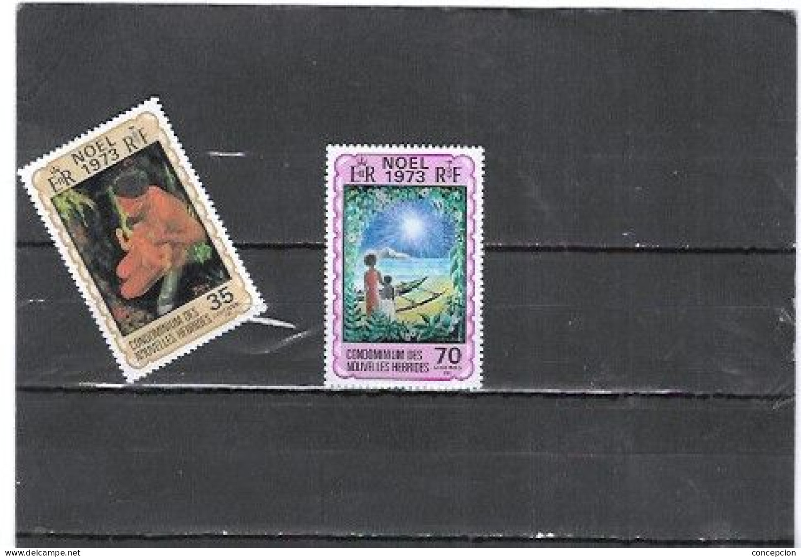 NUEVA HEBRIDE CONDOMINIUM Nº  374 AL 375 - Unused Stamps