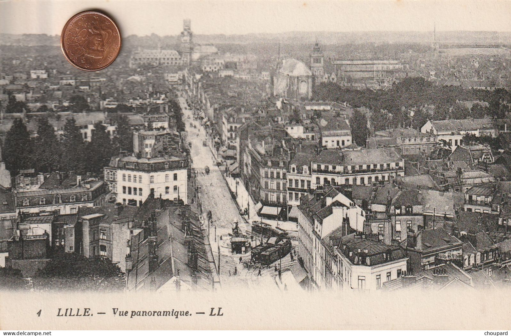 59 - Carte Postale Ancienne De  LILLE   Vue Aérienne - Lille