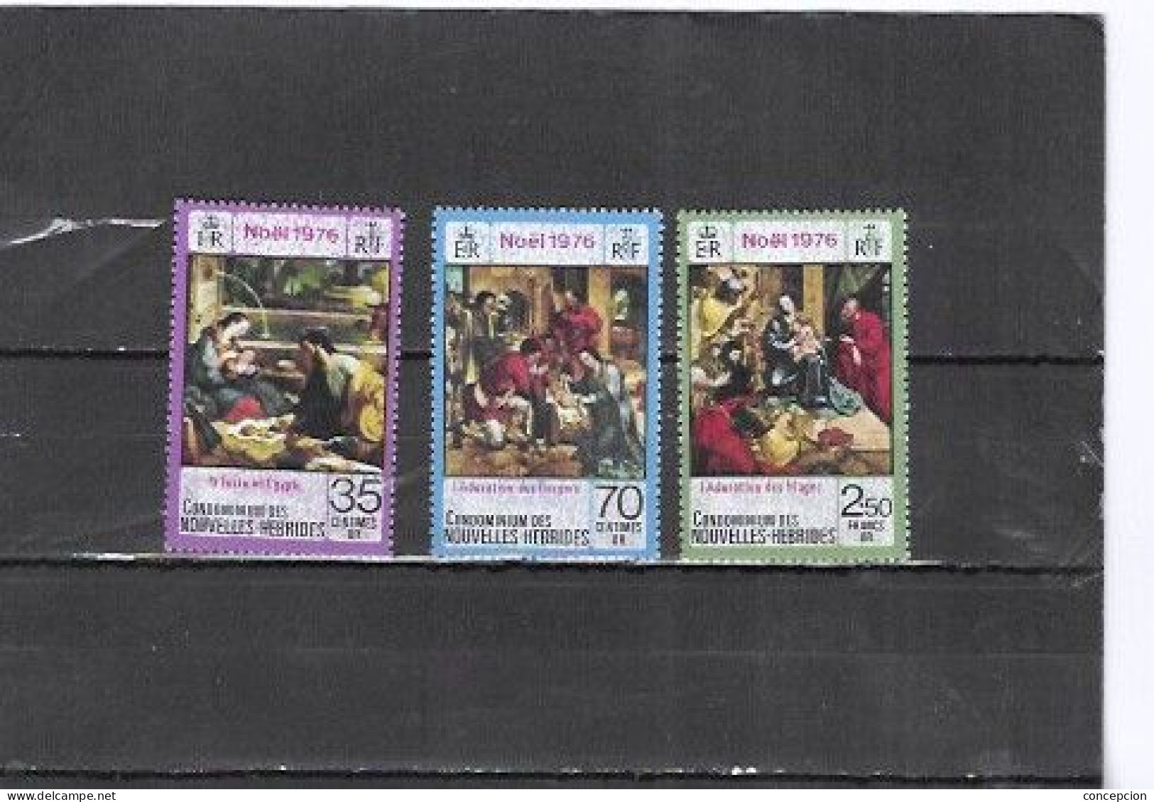 NUEVA HEBRIDE CONDOMINIUM Nº 438 AL 440 - Unused Stamps
