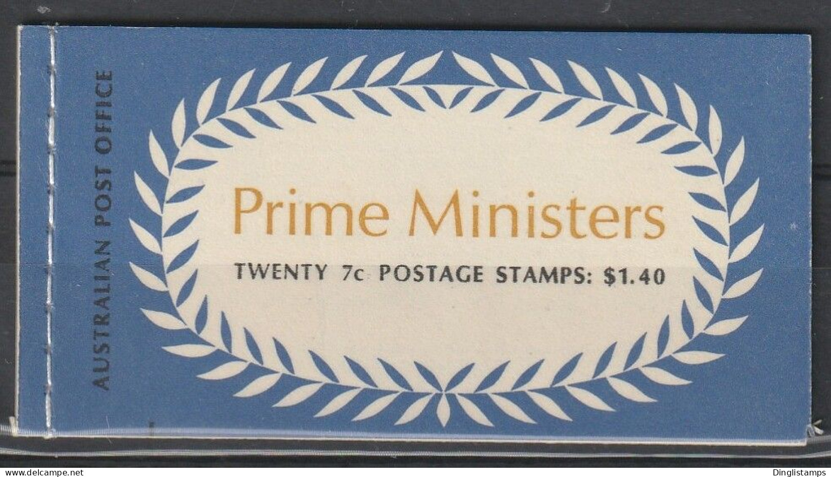 AUSTRALIA - 1972, Prime Ministers Booklet With 5x4v - Carnets