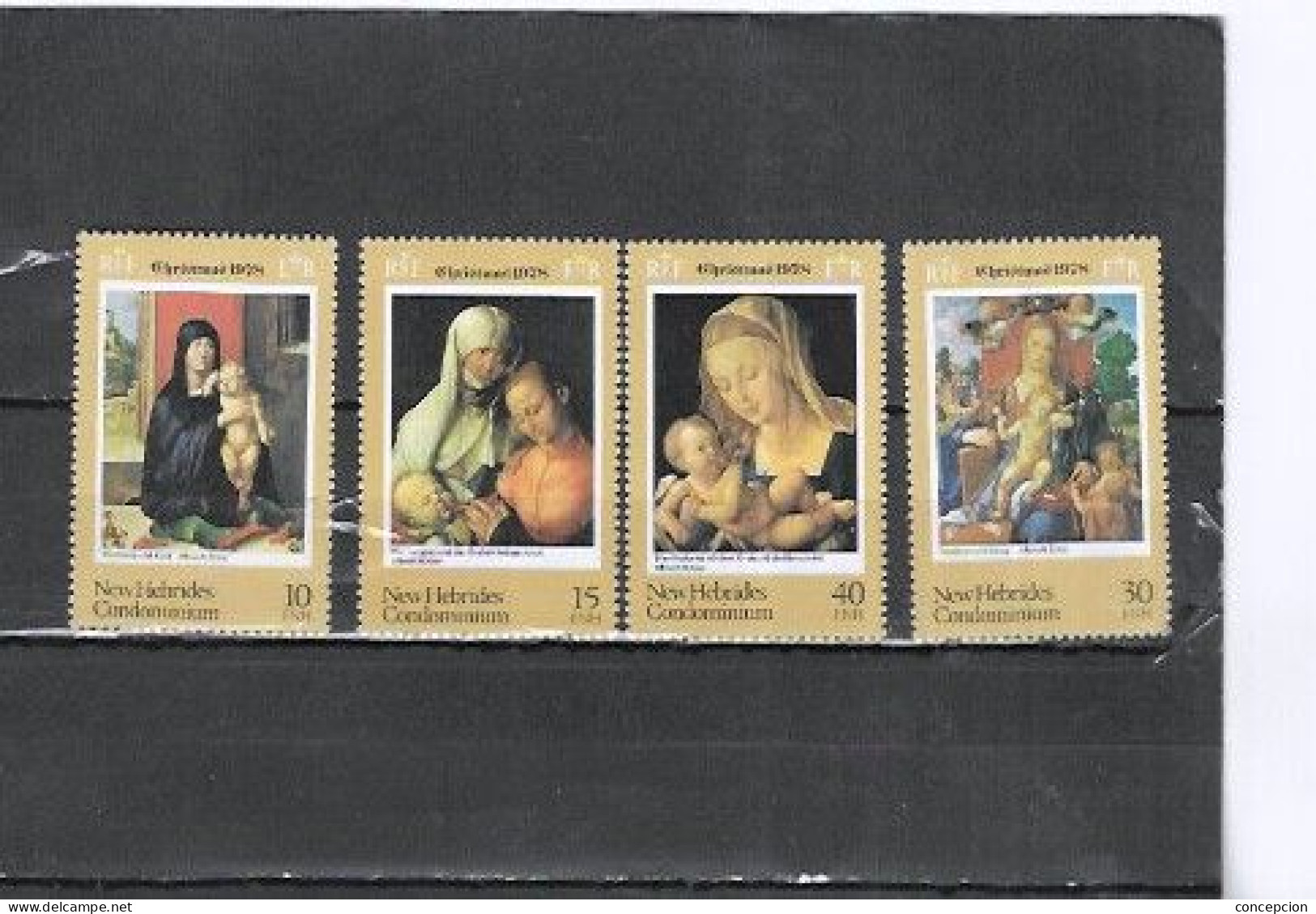 NUEVA HEBRIDE CONDOMINIUM Nº 545 AL 548 - Unused Stamps