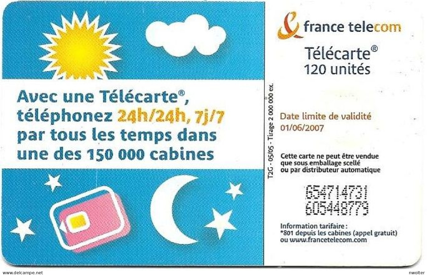 @+ Télécarte MODE D'EMPLOI FEMME - 120 U - ORG1 - 05/05 - Ref : F1337J - 42 000 Ex - 2005