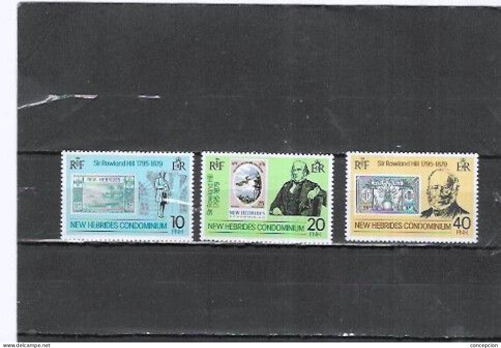 NUEVA HEBRIDE CONDOMINIUM Nº 556 AL 558 - Unused Stamps