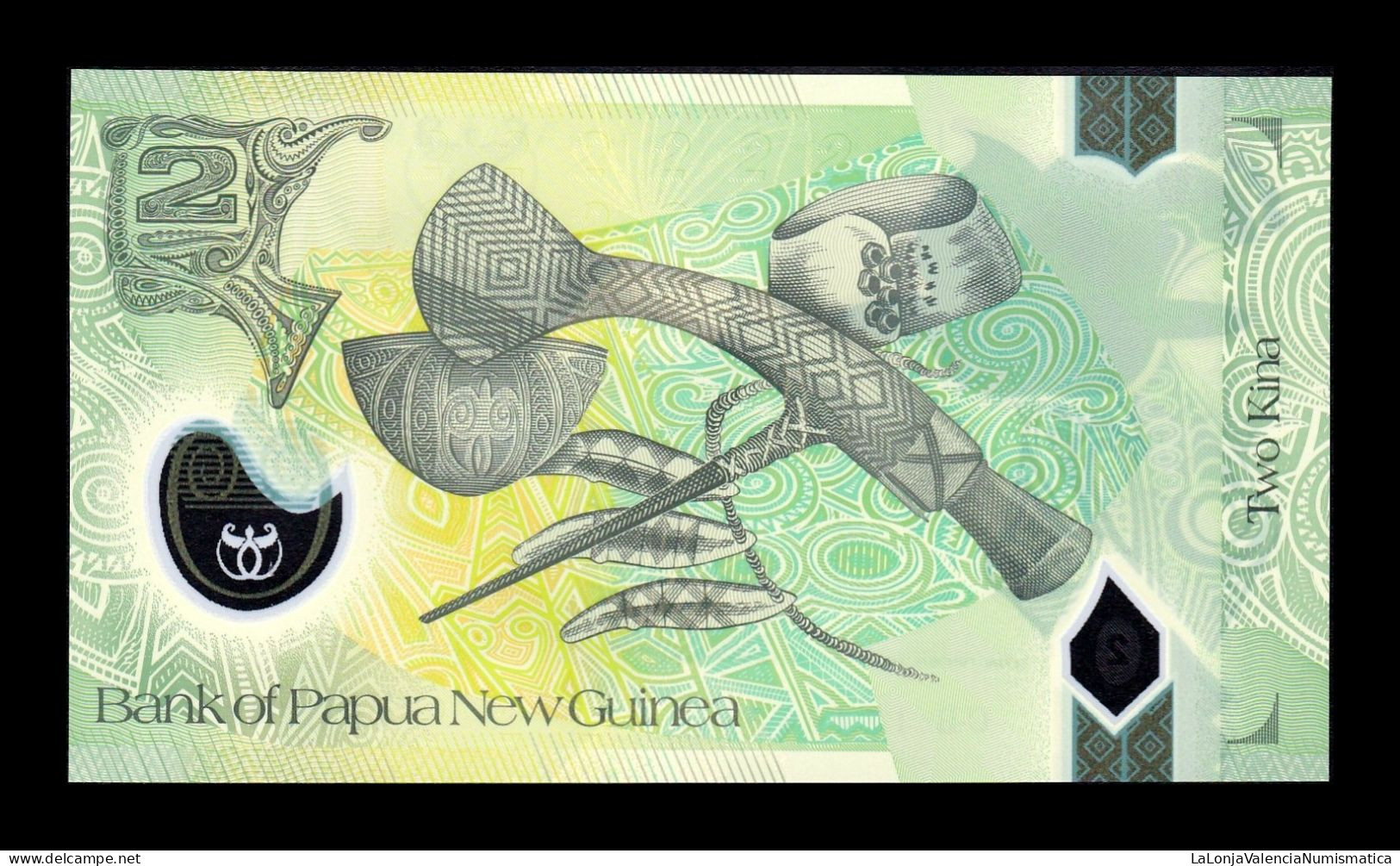 Papua New Guinea 2 Kina 2017 Pick 50a Polymer Sc Unc - Papua New Guinea