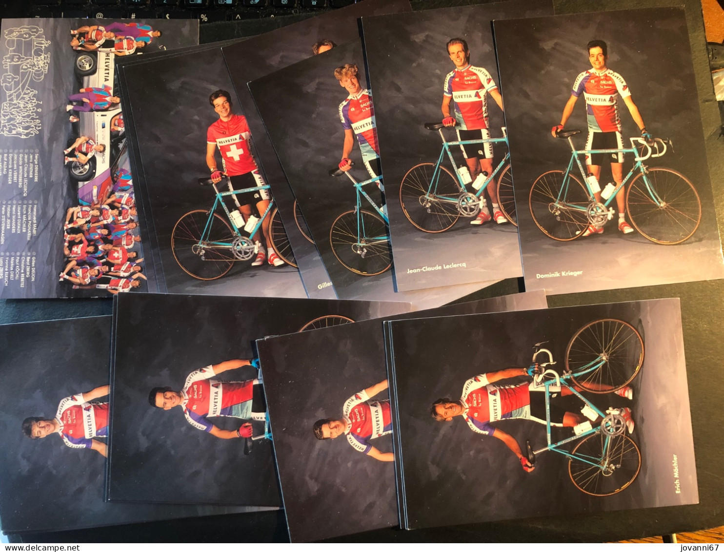 Helvetia - 1992 - Complete Set 18 Cartes - Cyclisme - Ciclismo -wielrennen - Cyclisme