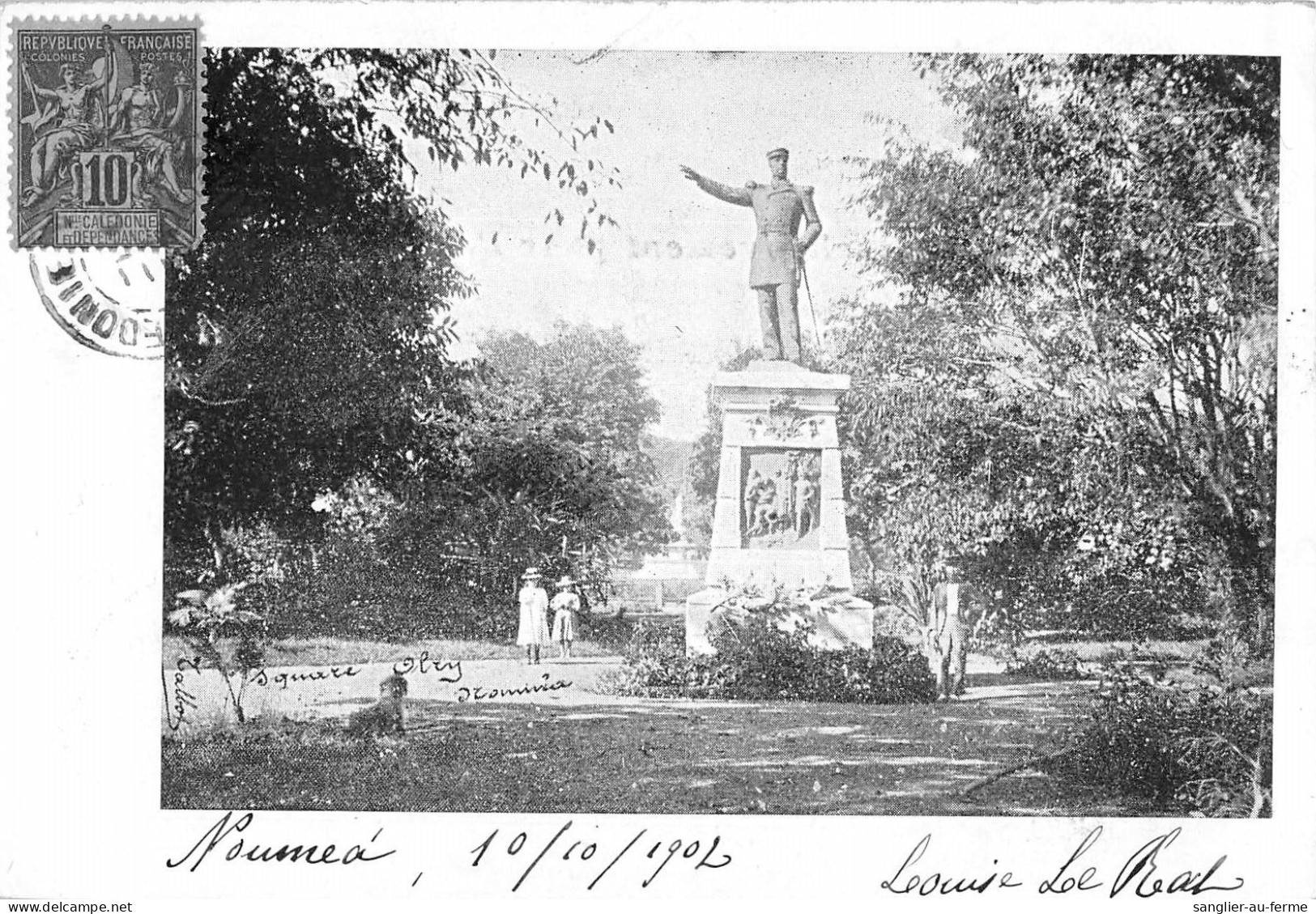 CPA NOUVELLE CALEDONIE NOUMEA SQUARE OLRY - Nouvelle Calédonie