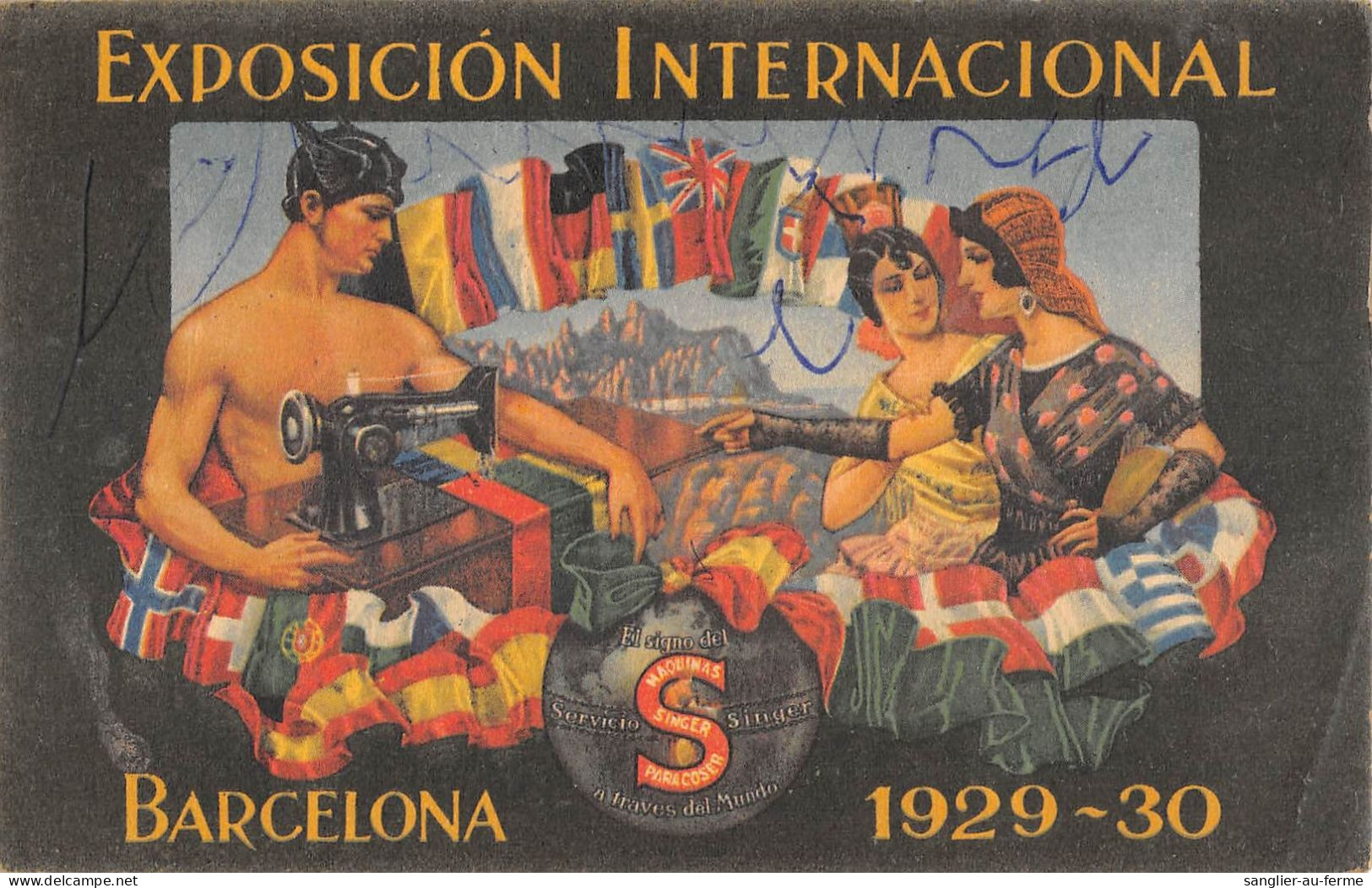 CPA ESPAGNE BARCELONA EXPOSICION INTERNACIONAL 1929-30 - Barcelona