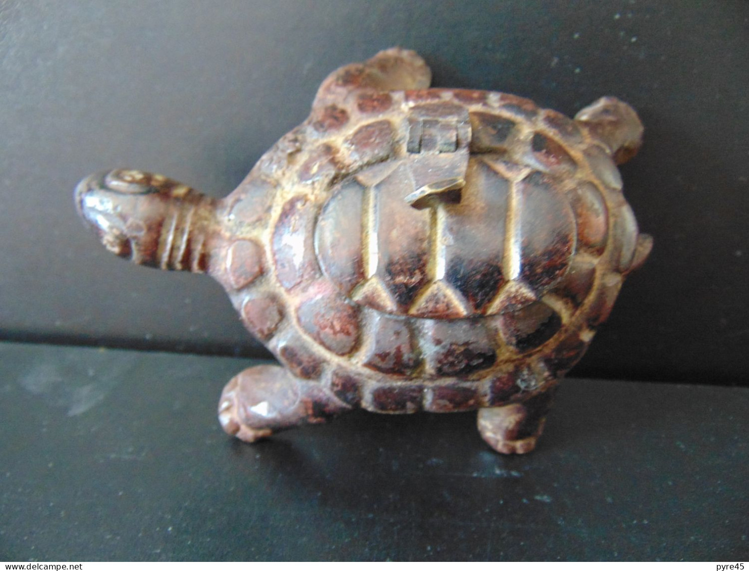 Tortue Cendrier En Métal, 11 X 8,5 X 5 Cm, Poids 250 Gr - Metal