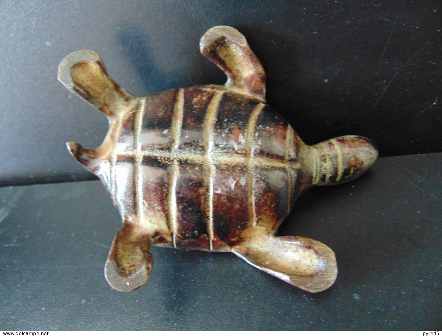 Tortue Cendrier En Métal, 11 X 8,5 X 5 Cm, Poids 250 Gr - Metal