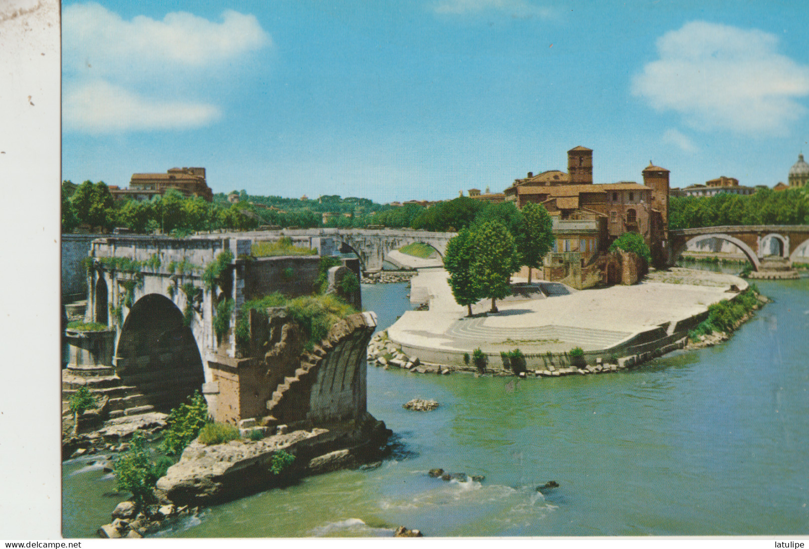 Carte Glacée De Isola Tiberina _Ii  Ponte Rotto - Ponts