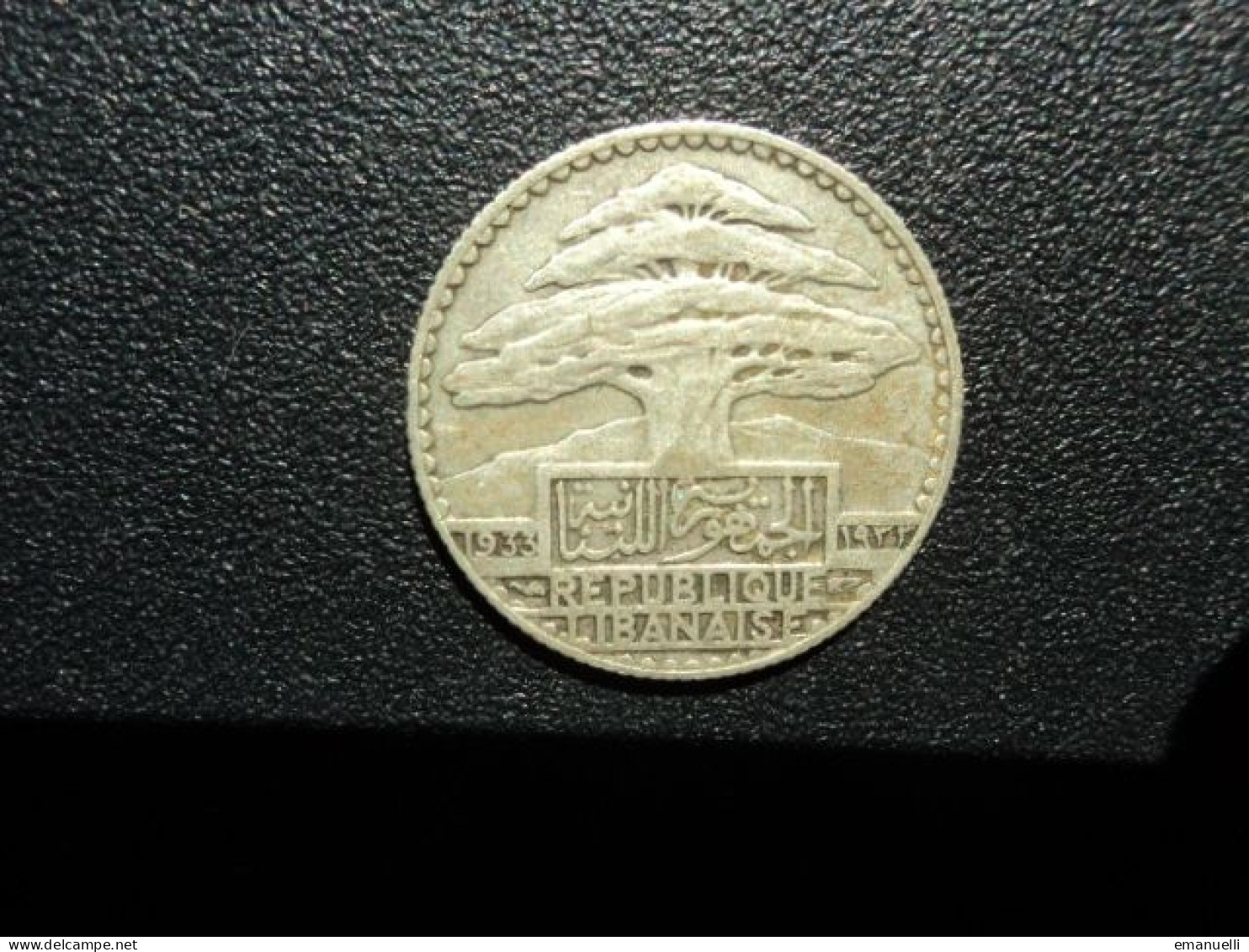 LIBAN SOUS MANDAT FRANÇAIS * : 25 PIASTRES  1933 **   G.36 / KM 7     TTB - Lebanon