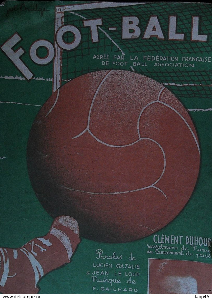 Partition Ancienne > Foot-Ball 1936  >  >  Réf: 30/5  T V19 - Vocals
