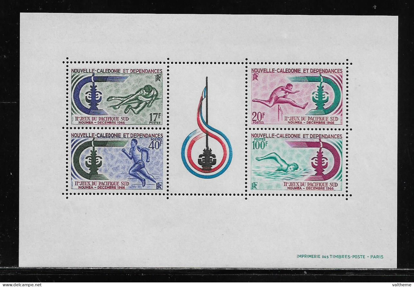 NOUVELLE CALEDONIE   ( NC - 639 )   1966   N° YVERT ET TELLIER  N°  3    N** - Blocks & Sheetlets