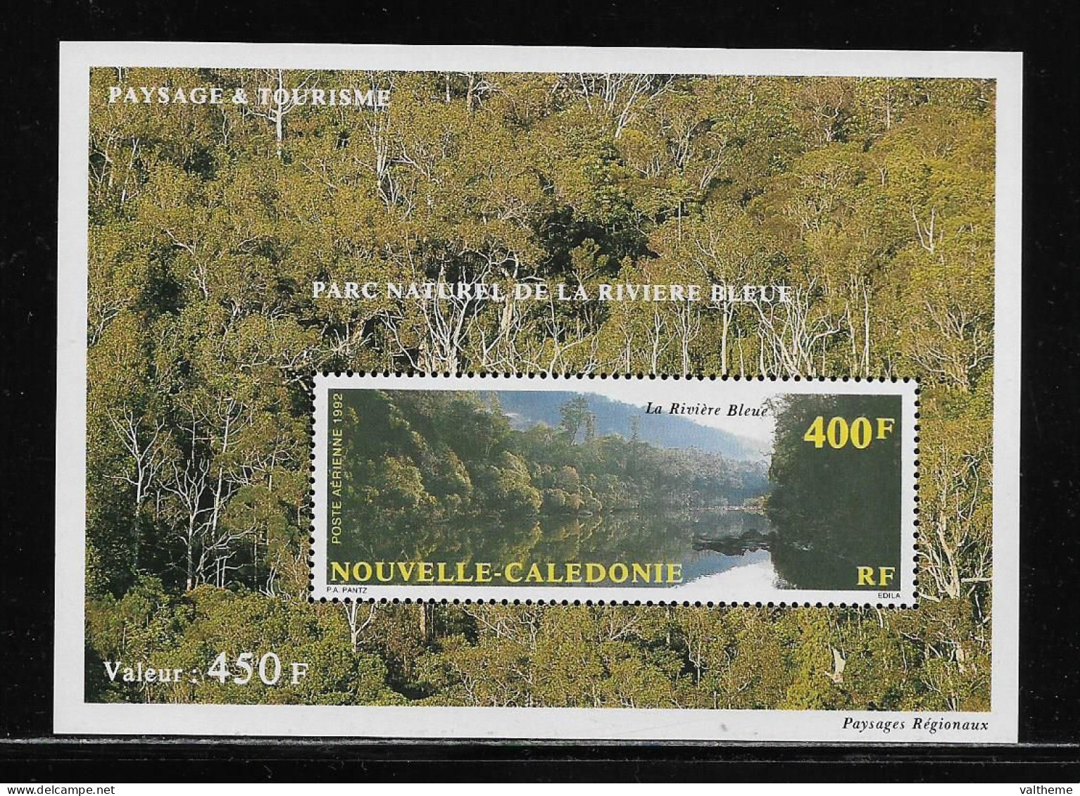 NOUVELLE CALEDONIE   ( NC - 647 )   1992   N° YVERT ET TELLIER  N°  12    N** - Hojas Y Bloques