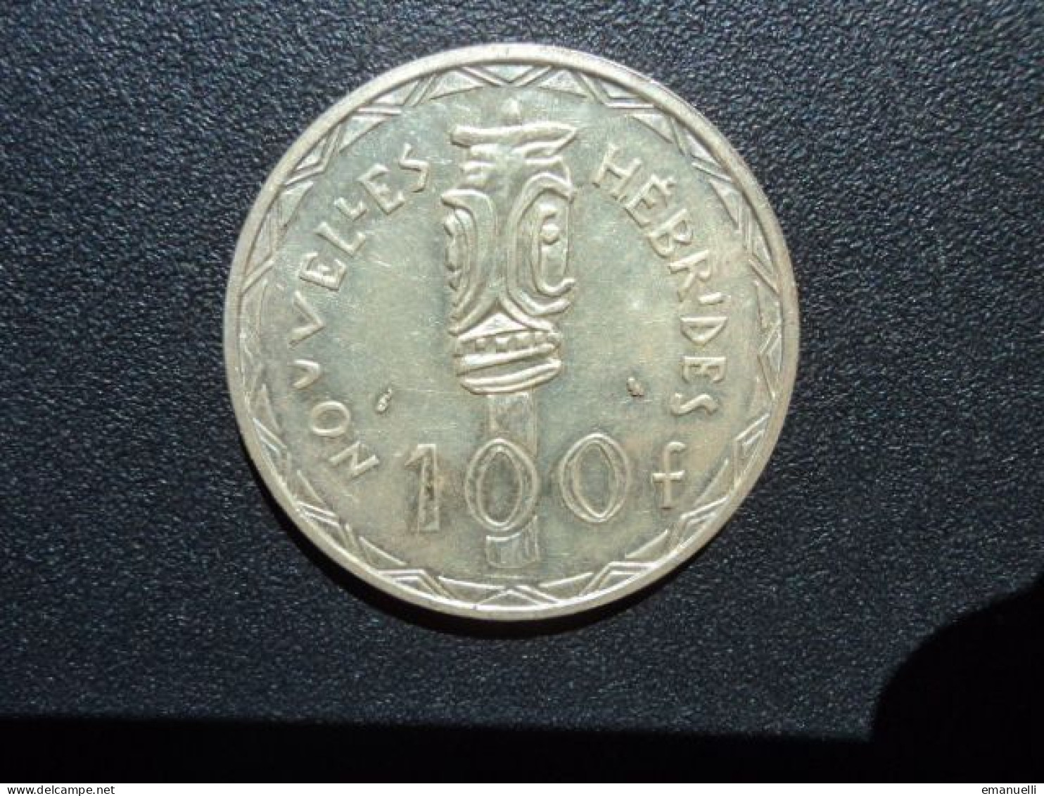 NOUVELLES HÉBRIDES : 100 FRANCS   1966 *   G.59 / KM 1    SUP+ - Neue Hebriden