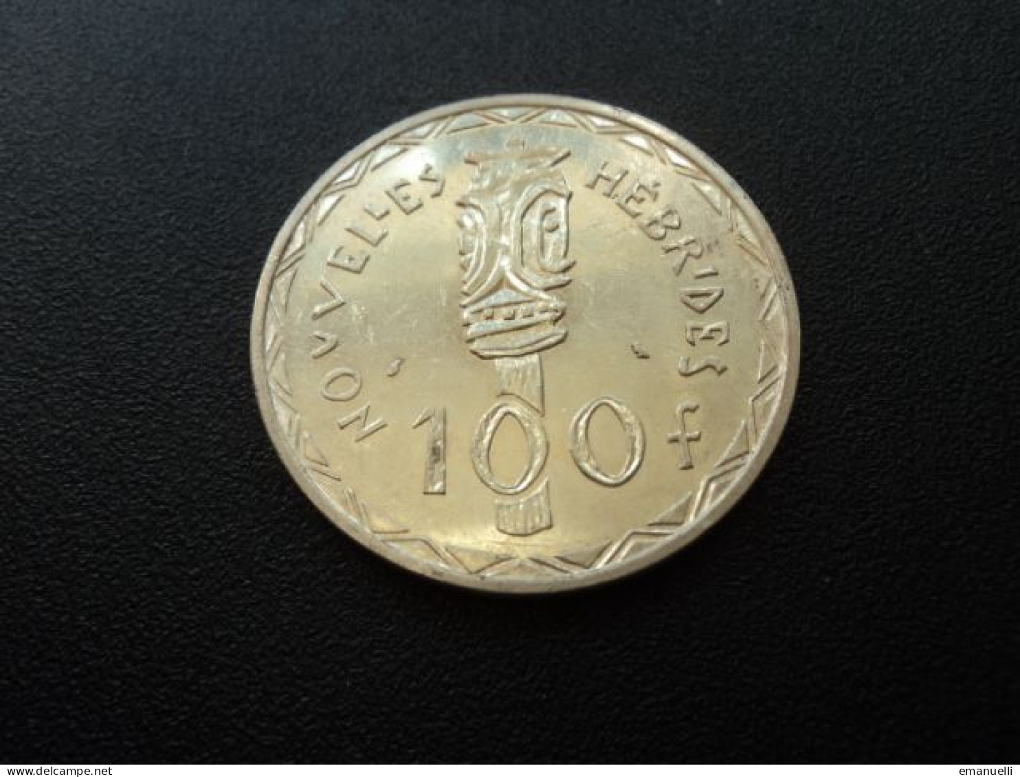 NOUVELLES HÉBRIDES : 100 FRANCS   1966 *   G.59 / KM 1    SUP+ - New Hebrides