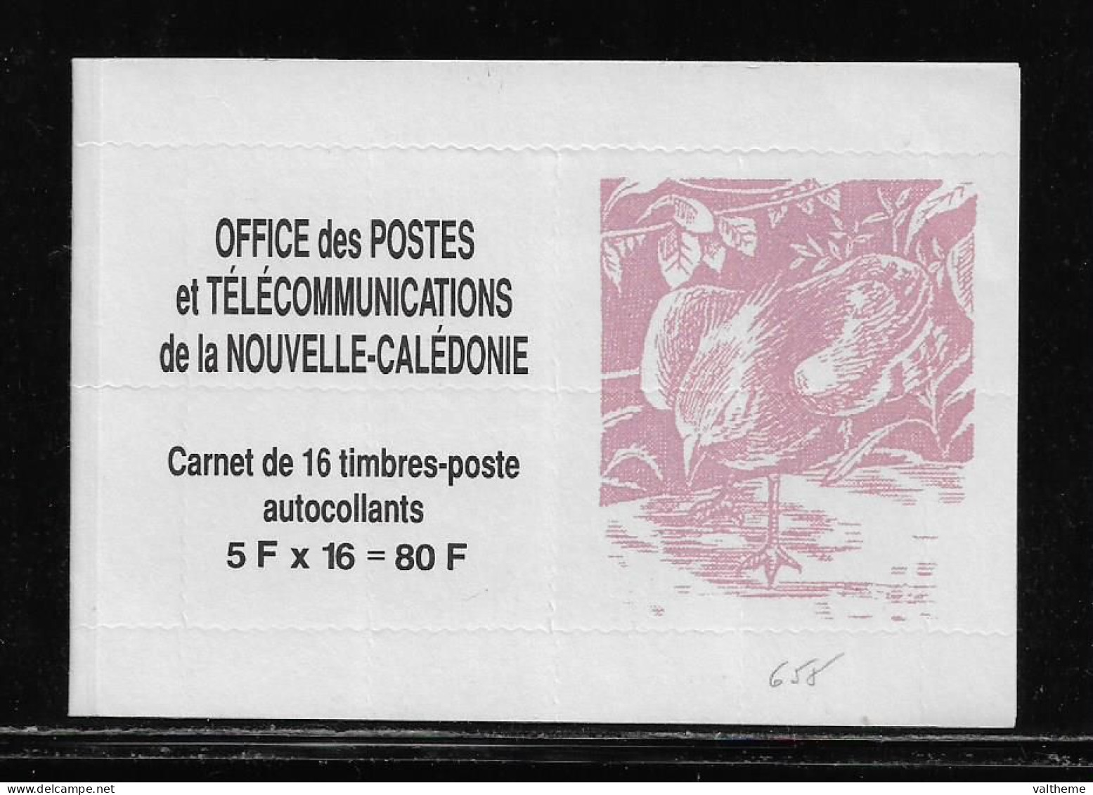 NOUVELLE CALEDONIE   ( NC - 669 )   1994   N° YVERT ET TELLIER  N°  C655    N** - Booklets